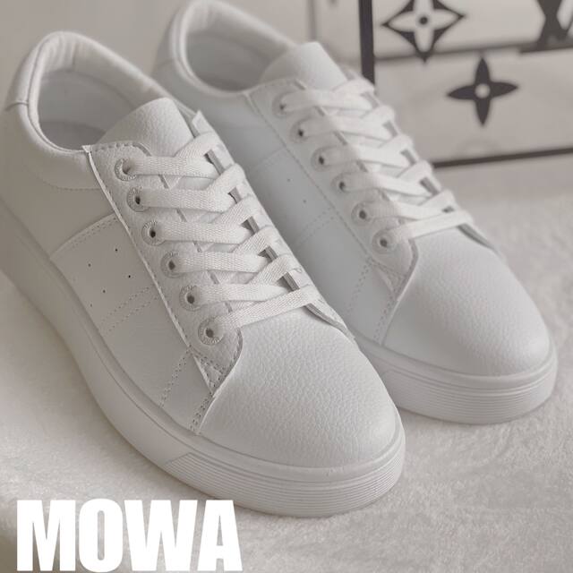 Mowa women's shoes mowa pure white versatile soft sole plate