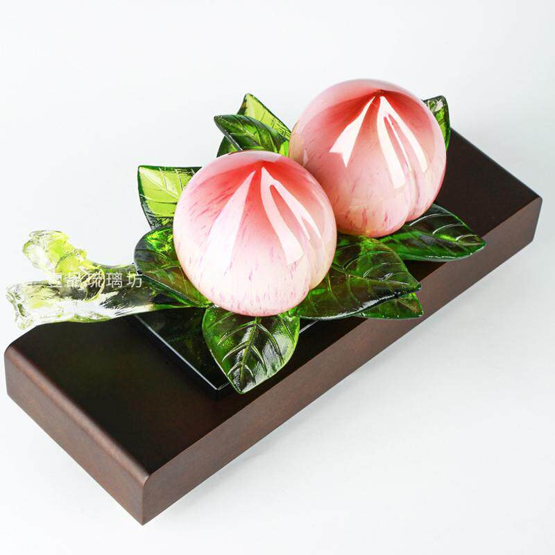 寿桃摆件祝寿吉祥礼物送老人长辈爷爷奶奶60 70 80岁生日大寿礼品