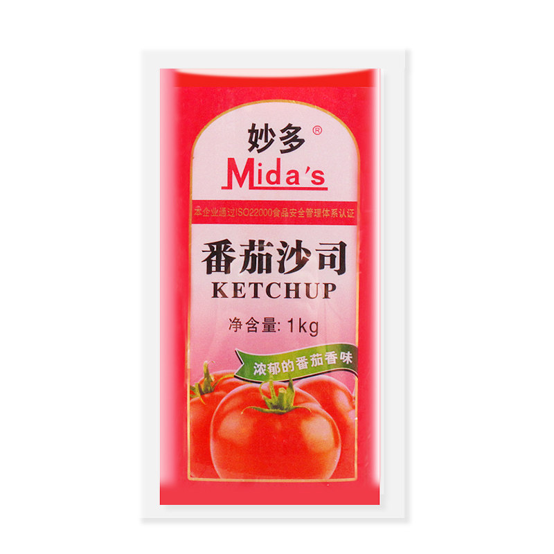 妙多番茄沙司1kg*12袋量贩版商用沙拉酱披萨鸡肉卷饼炸鸡汉堡薯条,淘宝优惠券,粉丝福利购,淘宝优惠卷