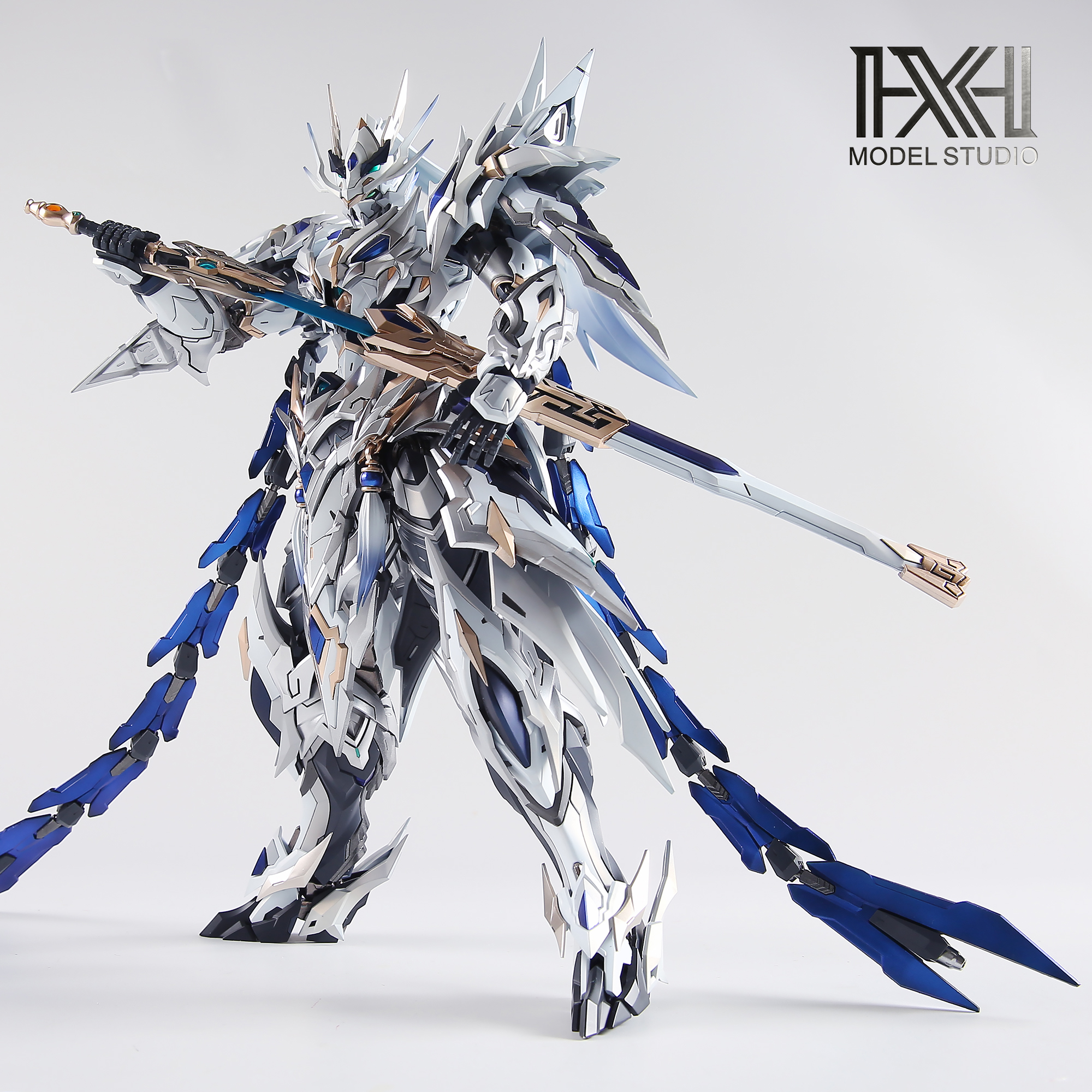 星海预涂装 摩动核赵云天 合金骨架拼装模型预涂装 改色 成品礼物 - 图0