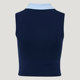 Adidas Adidas ເສື້ອຢືດ POLO collar sleeveless women's knitted short shirt KY5693