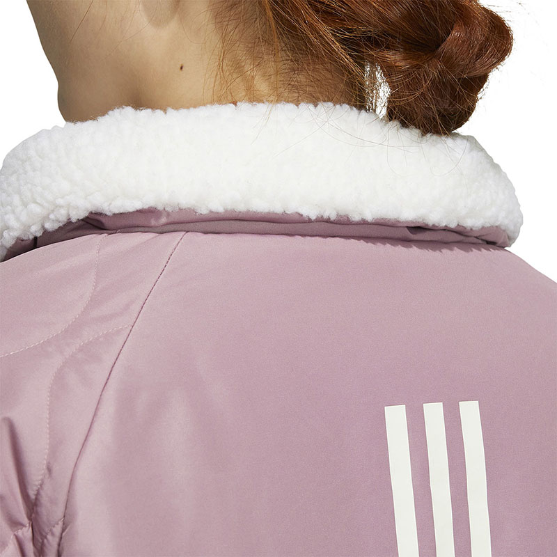 【自营】adidas阿迪达斯短棉服女装23春款时尚运动保暖外套HY7217