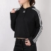 Adidas Adidas CROPPED HOODIE Cỏ ba lá Áo len nữ mùa xuân và mùa thu Áo thun CY4766 - Thể thao lông cừu / jumper áo khoác nỉ Thể thao lông cừu / jumper