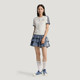 Adidas Adidas clover pleated cake skirt summer ຂອງແມ່ຍິງ KU9398