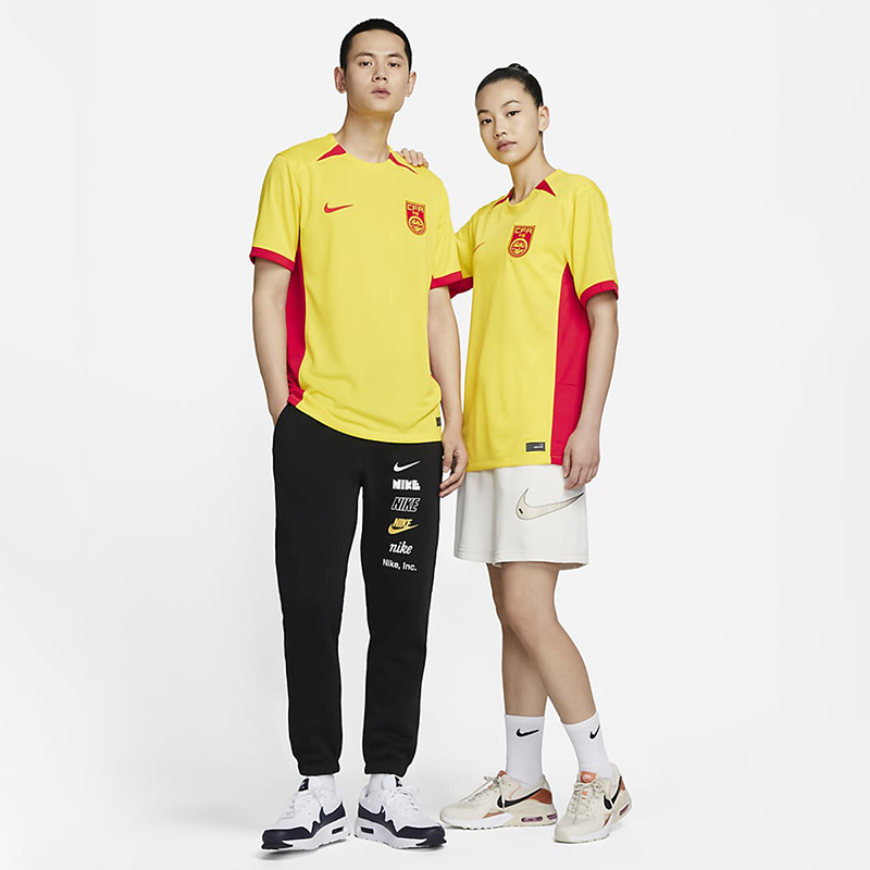 【自营】NIKE耐克赛季女足中国队客场男子足球球衣DR3973-731 - 图3