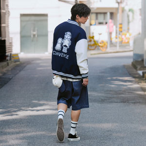 匡威Converse x Noritake联名棒球服冬男女休闲外套UCJ102-695
