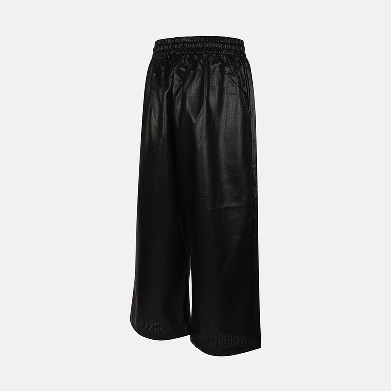 Nike耐克女裤Jordan Flight仿皮裤宽松阔腿裤运动长裤IO3049-010,淘宝优惠券,粉丝福利购,淘宝优惠卷