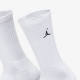 ຖົງຕີນຜູ້ຊາຍ Nike ແລະຖົງຕີນຜູ້ຍິງ JORDAN ຖົງຕີນກິລາສີຂາວ breathable ແຫ້ງໄວສາມຄູ່ຂອງຖົງຕີນກາງcalf DX9632