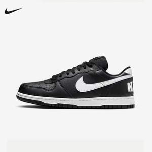 耐克男鞋BIG NIKE LOW黑白低帮复古休闲板鞋轻便运动鞋355152-016
