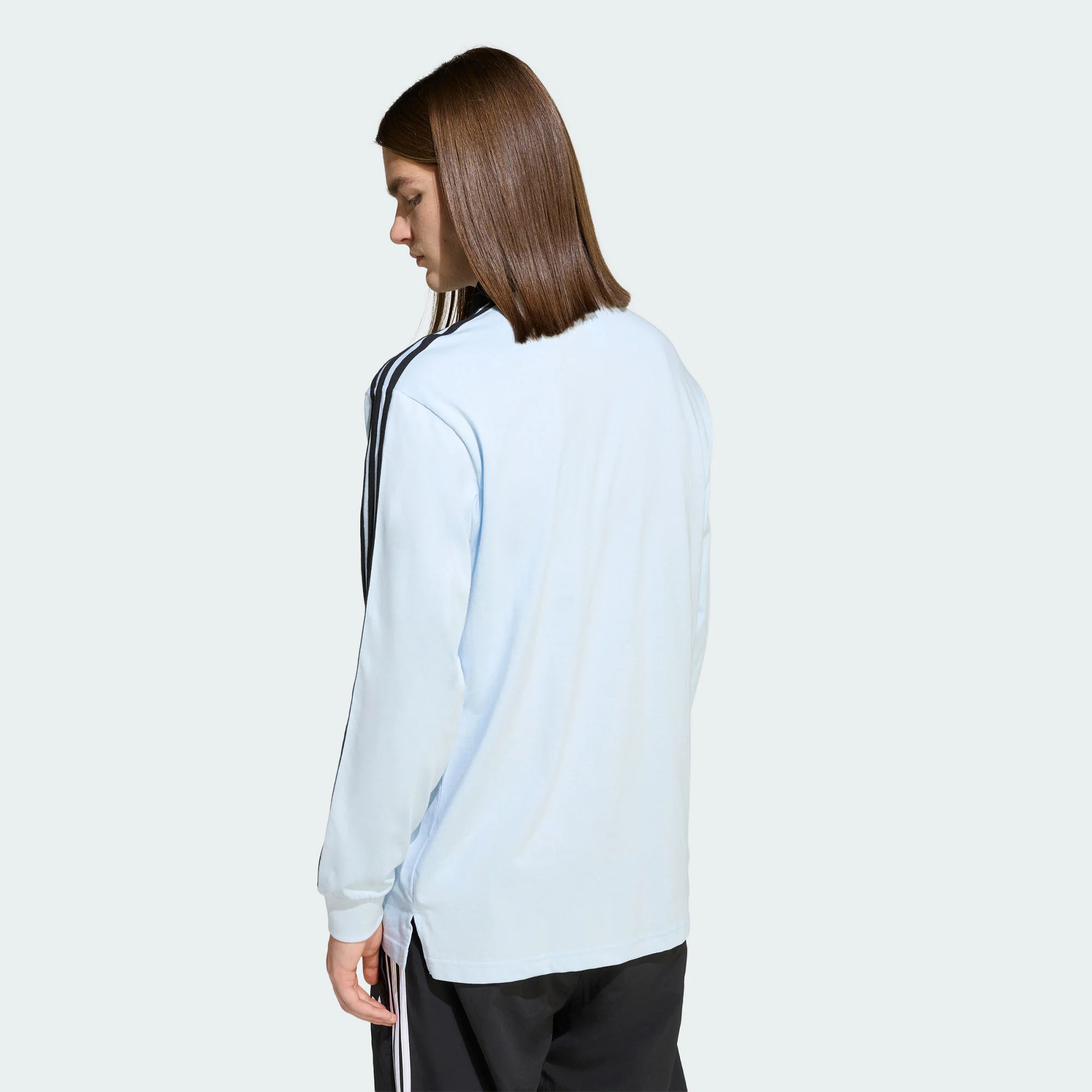 【何与同款】阿迪达斯三叶草棉质翻领POLO衫春夏男长袖T恤 KE2445,淘宝优惠券,粉丝福利购,淘宝优惠卷