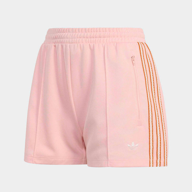 Adidas Adidas clover ທີ່ເປັນມິດກັບຜິວຫນັງ breathable ສາມສ່ວນກະເປົ໋າ zipper ຂອງແມ່ຍິງລະດູຮ້ອນ knitted ສັ້ນ KY3169
