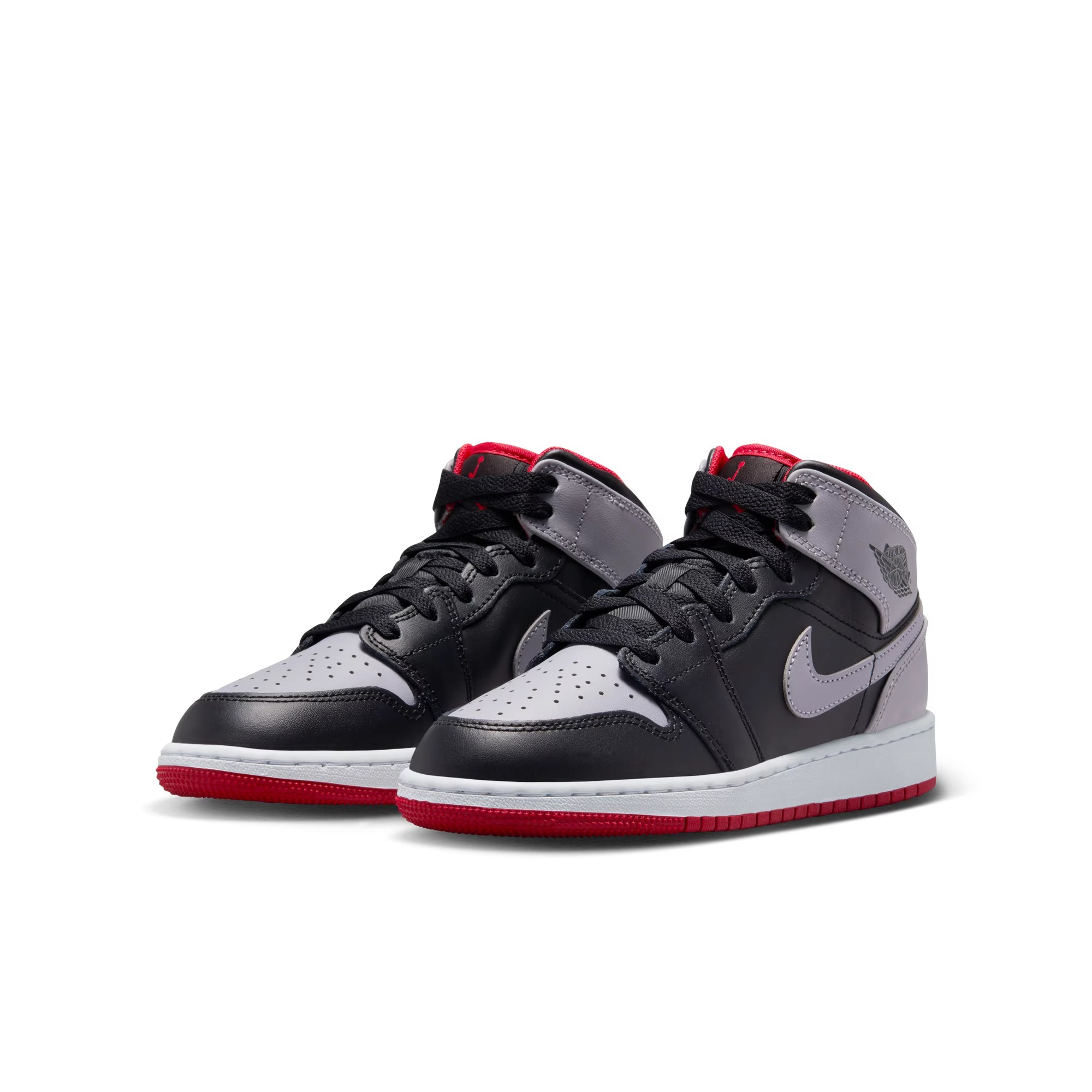 耐克男女童鞋AIR JORDAN 1 AJ1大童运动中帮板鞋篮球鞋DQ8423-006 - 图0