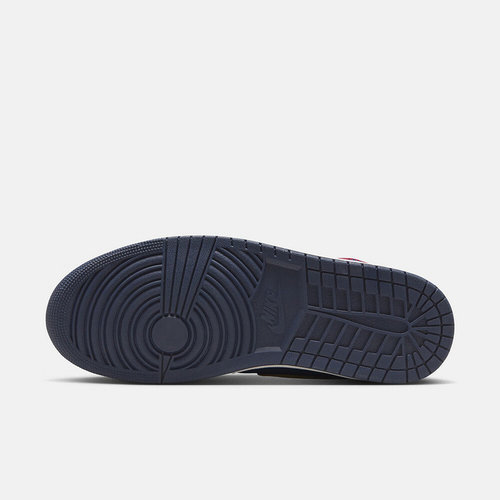 耐克男鞋Nike Air Jordan 1 AJ1红蓝中帮运动鞋篮球鞋IO7449-600 - 图3