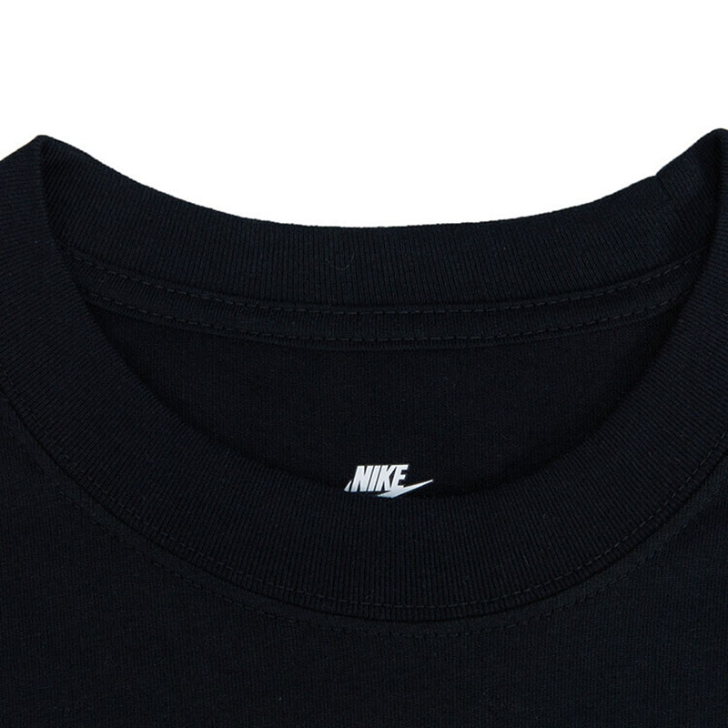 Nike耐克男子短袖夏新款休闲训练宽松透气印花运动T恤FD1323-010 - 图1