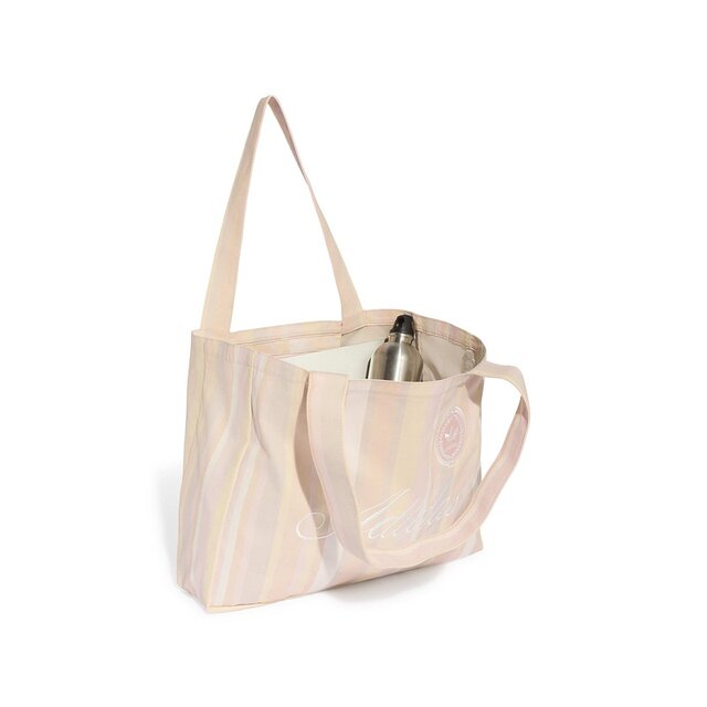 Adidas Adidas clover TOTE BAG dopamine style striped summer armpit bag tote bag KX5265