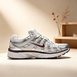 NIKE耐克女鞋P-6000网面透气运动鞋复古跑鞋休闲老爹鞋IV6035-030