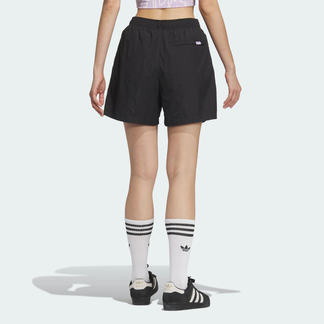 Adidas Adidas clover ກາງເກງສາມຈຸດ breathable ວ່າງ summer ແມ່ຍິງຫາດຊາຍ woven shorts JN1682
