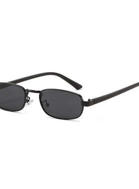 jennie同款墨镜女复古茶色小方框老钱风街拍太阳眼镜防晒防紫外线