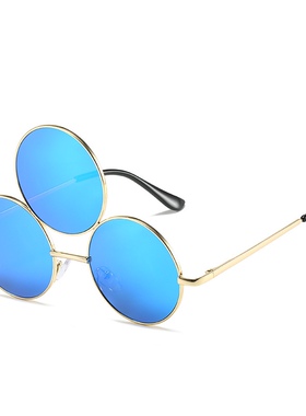 复古太阳眼镜凹造型韩版