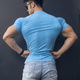 Solid color quick-drying sports T-shirt stretch fitness clothing