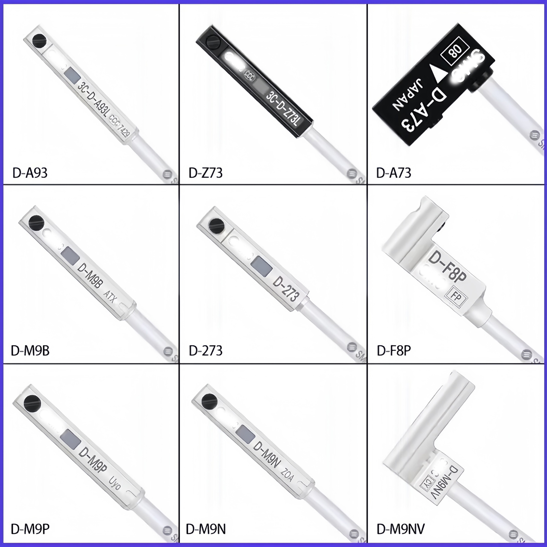 SMC型磁性开关3C-D-A93/F8B/M9B/M9N/P/V/A/W传感器A73/R/C73/Z73 - 图2