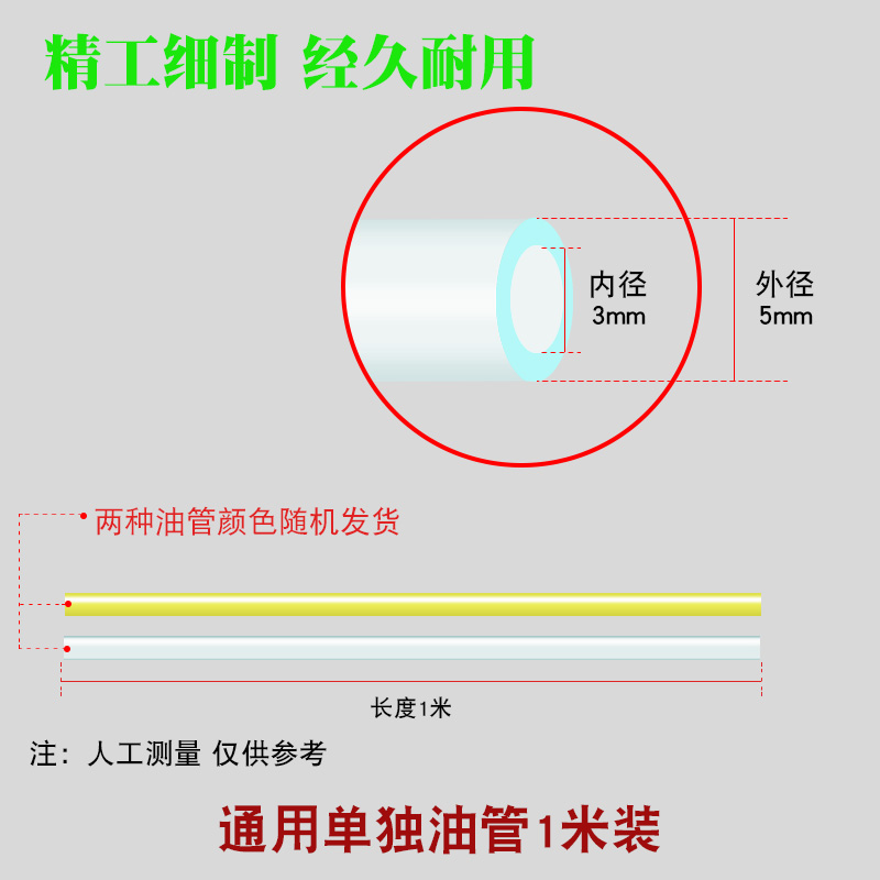 割草机油管总成40-5/139F/140F割灌机32绿篱机油管GX35打草机配件 - 图0