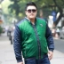Bi Mạnh thủy triều thương hiệu kích thước lớn nam mùa thu và mùa đông mô hình chất béo cotton dày phù hợp lỏng lẻo XL thêm áo ấm - Đồng phục bóng chày áo khoác bóng chày Đồng phục bóng chày