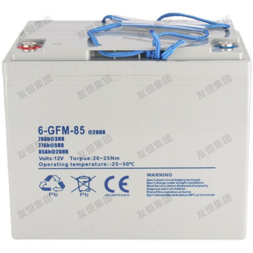 6-GFM-85 中力合力天能小金刚液压升降搬运车电动叉车电瓶蓄电池 - 图0