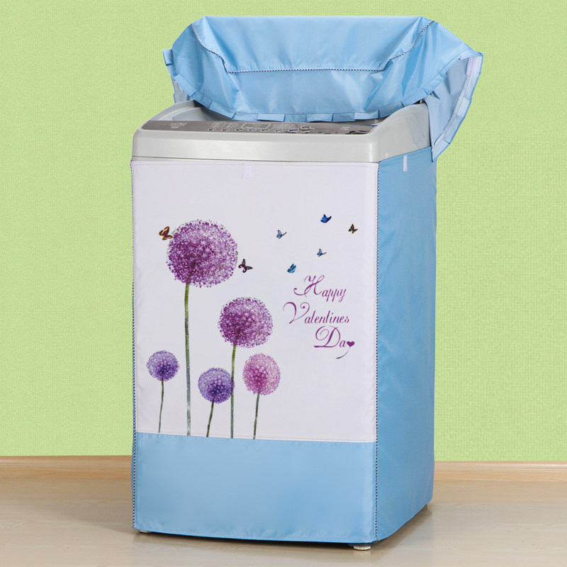 三洋防水防晒全自动上开洗衣机罩 山茶花家居洗衣机罩