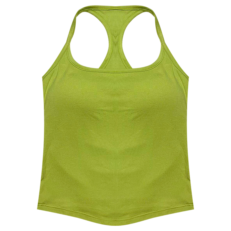 新款背心固定杯垫聚拢防震跑步瑜伽运动健身美背吊带打底单穿百搭 - 图3