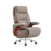 Diligent Electric Boss Chair Can Reclining Leather Chair Home Comfort Eiderdown Seat Business Large Class Chair Upscale Office Chair