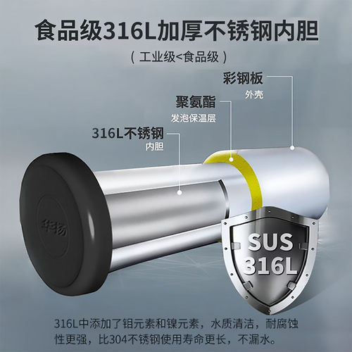 华扬太阳能热水器一体家用全自动光电两用智能承压增压自动上水 - 图1