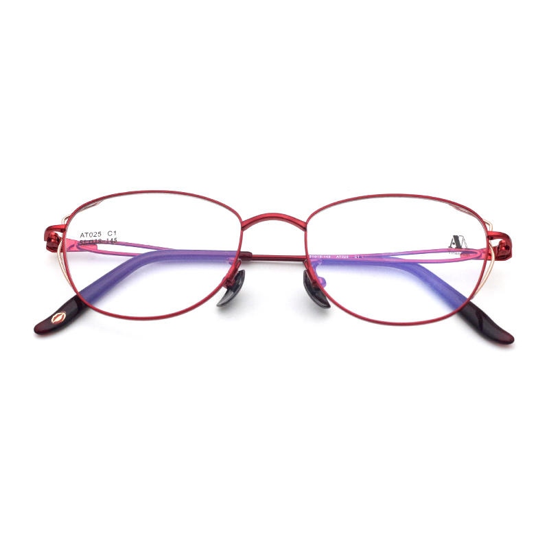 真品Ai by Amani爱阿玛妮眼镜框T025 女款气质时尚优雅全框眼镜架 - 图1