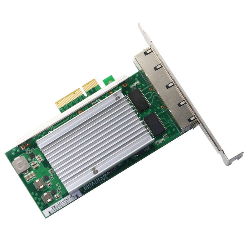 Winyao WYI225T4 PCI-E X4 2.5G 四口千兆网卡 台式机,服务器82574L I210-T1 2500M I210T intel I225-V B3 - 图2