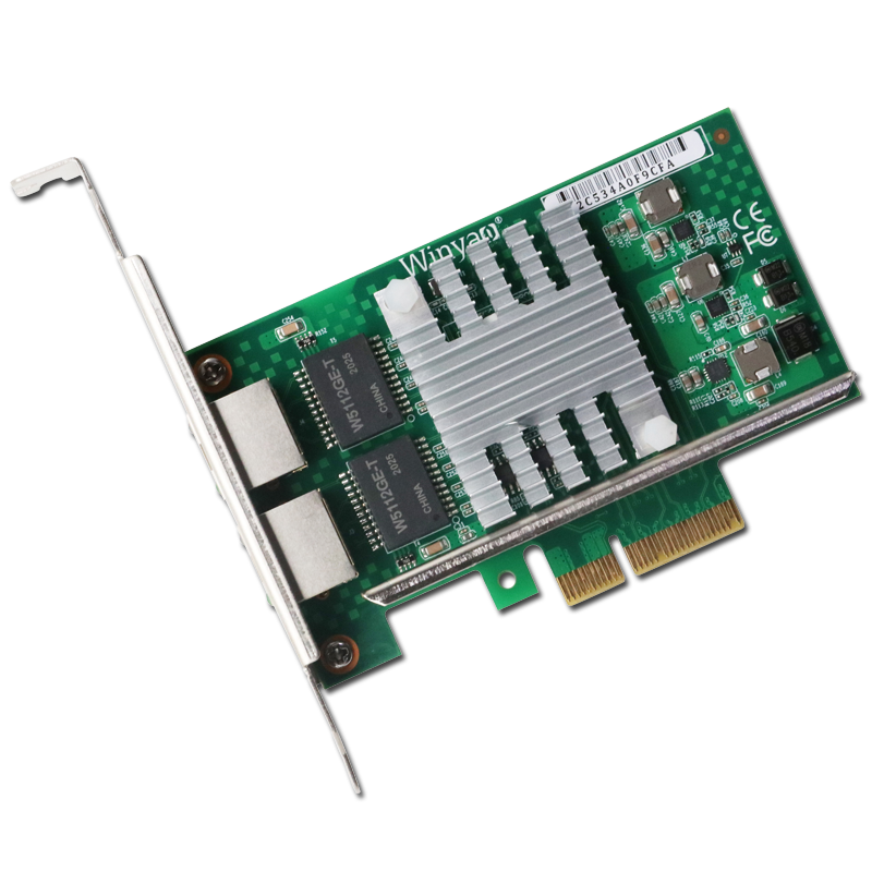 Winyao WY580-T2 PCI-E服务器双口千兆网卡I340T2 intel 82580   Ethercat (twincat 3)主站网卡 - 图3