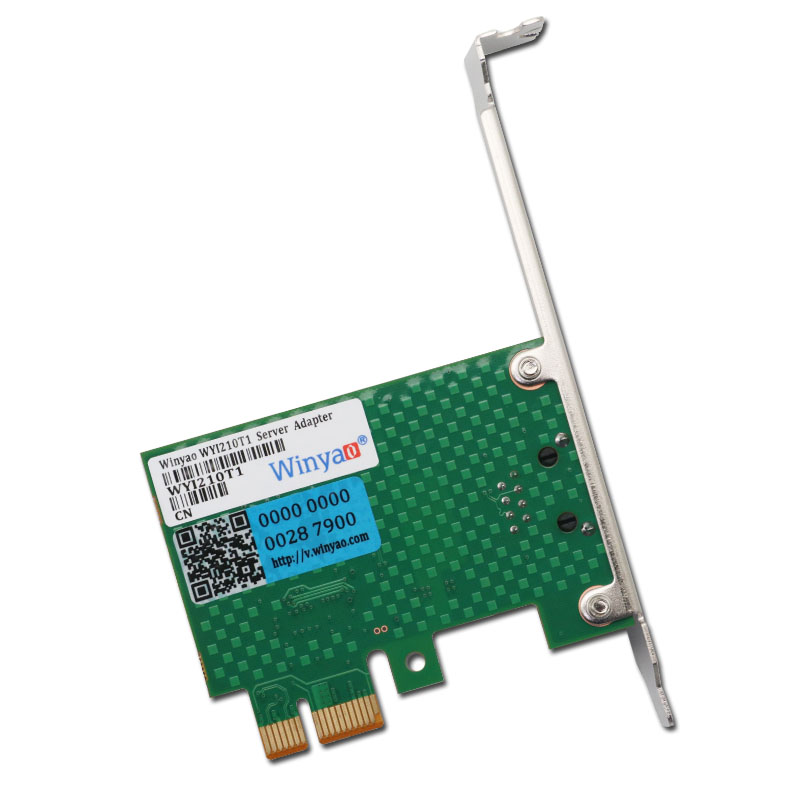 Winyao WYI210T1 pci-e服务器千兆网卡ESXI5.5 intel I210T1台式机  Ethercat (twincat 3)主站网卡 - 图2