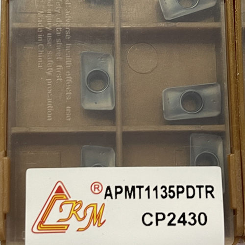 CRM原厂家数控中机刀片APMT1135PDTR-CP2430不锈钢钢件通用铣刀片 - 图1