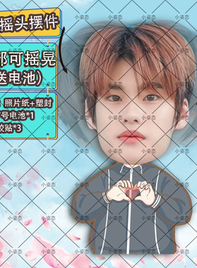 李炤熙摇头摆件趣味摆件头部自动摇摆定制摆件电动摆件抖音diy