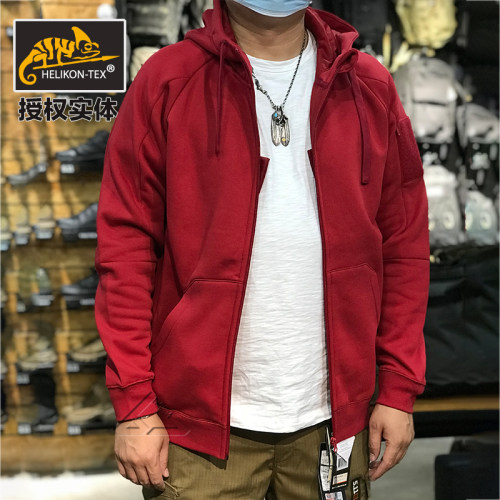 Helikon赫利肯极简连帽衫保暖休闲拉链衫秋冬外套宽松卫衣套头男 - 图1