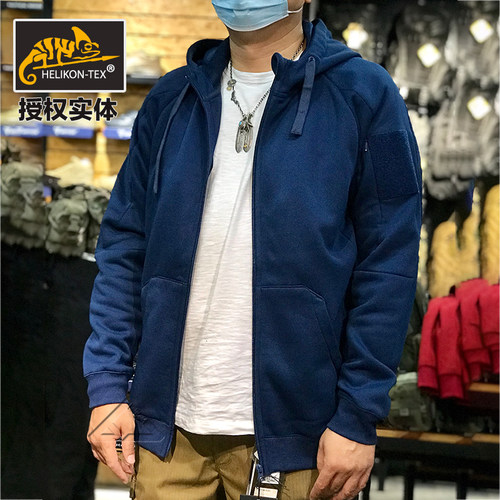 Helikon赫利肯极简连帽衫保暖休闲拉链衫秋冬外套宽松卫衣套头男 - 图2