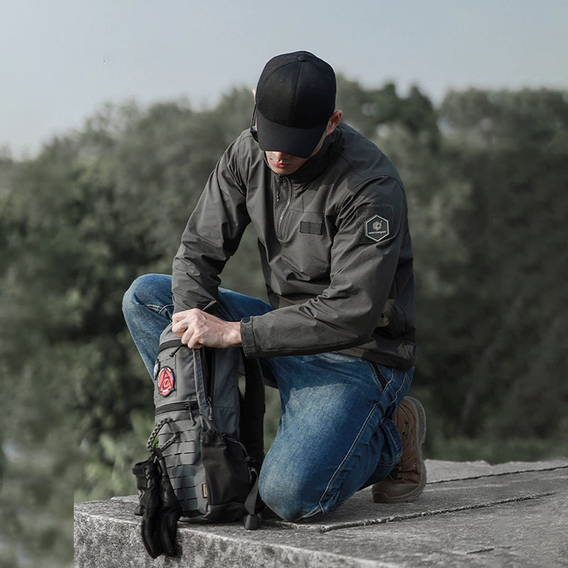 爱默生秋冬湾鳄高弹保暖卫衣户外运动战术机能风跑步防泼水套头衫,淘宝优惠券,粉丝福利购,淘宝优惠卷