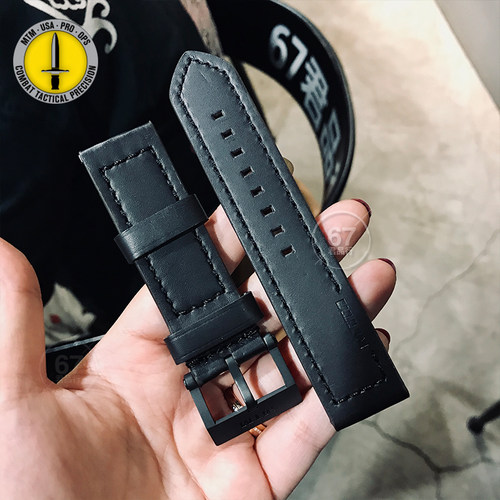 MTM 皮革表带手表通用表带意大利真皮战术表带不含表轴 - 图1
