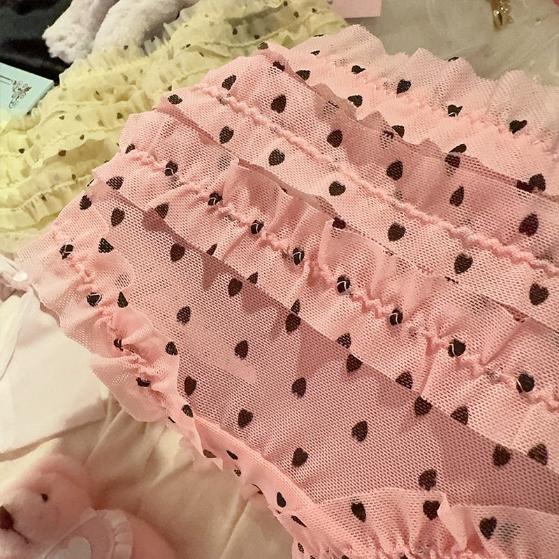 日系甜美可爱古早蛋糕粉色夏蕾丝网纱水玉豹纹纯欲风性感内裤女生,淘宝优惠券,粉丝福利购,淘宝优惠卷