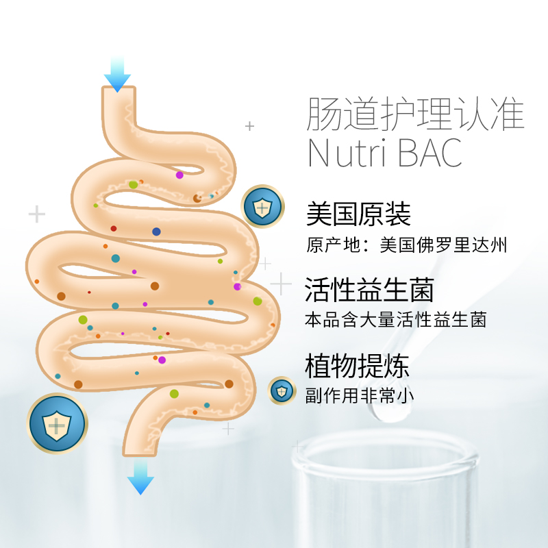 美国Nutri BAC爬虫肠胃调理BAC益生菌爬宠陆龟守宫蛇拉稀拒食肠炎-图2