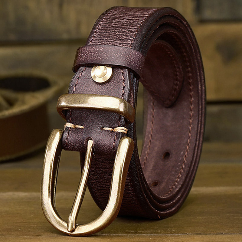 皮带女士配牛仔裤带百搭时尚头层牛皮真皮腰带复古ins风2024新款,淘宝优惠券,粉丝福利购,淘宝优惠卷