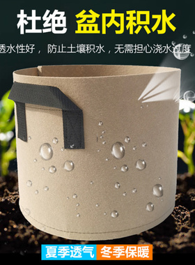 亚马逊跨境货源加厚毛毡种植袋无
