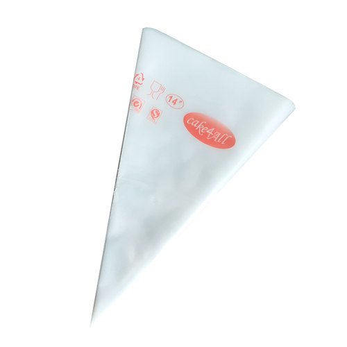 100个一包塑料6C加厚透明裱花袋挤花袋三角袋挤曲奇奶油溶豆辅食 - 图3