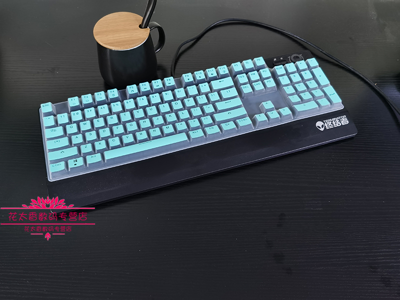 适用达尔优牧马人机械键盘EK812/EK822/EK815防水保护膜终结者S600机械师3代104键台式电脑防尘垫按键防护膜 - 图3