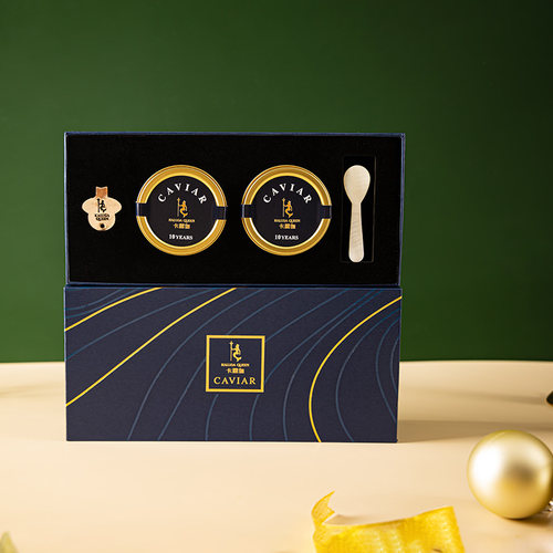 卡露伽臻享系列10年俄罗斯鲟鱼子酱caviar即食双罐装高端送礼必选 - 图0