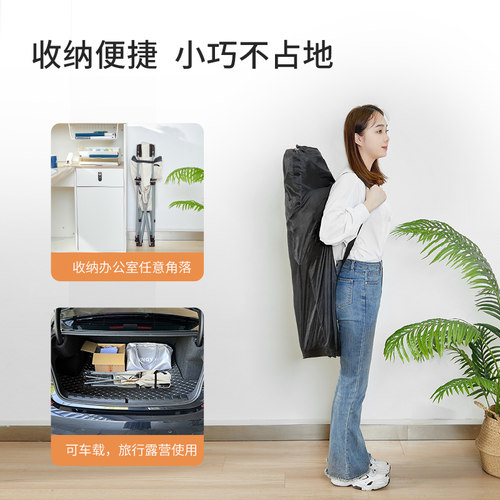 瑞仕达折叠躺椅办公室午休午睡椅便携式靠背休闲椅子床户外沙滩椅 - 图3